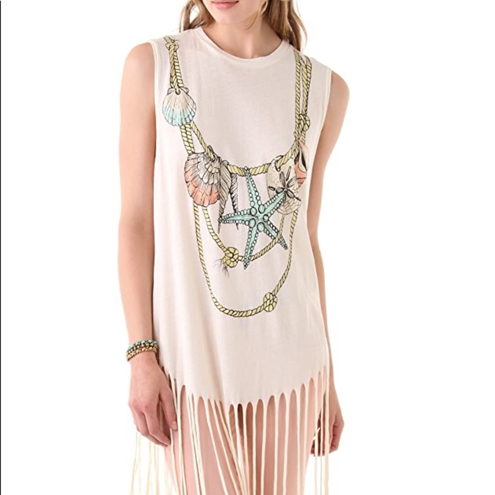 Wildfox Shell 🐚 Necklace Top